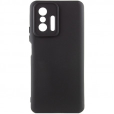 Чехол Silicone Cover Lakshmi Full Camera (AA) для Xiaomi 11T / 11T Pro - Черный / Black