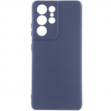 Чехол Silicone Cover Lakshmi Full Camera (AA) для Samsung Galaxy S22 Ultra - Синий / Midnight Blue