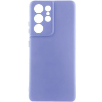 Чохол Silicone Cover Lakshmi Full Camera (AA) для Samsung Galaxy S22 Ultra - Бузковий / Dasheen