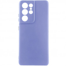 Чехол Silicone Cover Lakshmi Full Camera (AA) для Samsung Galaxy S22 Ultra - Сиреневый / Dasheen