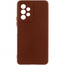 Чехол Silicone Cover Lakshmi Full Camera (AA) для Samsung Galaxy A13 4G - Коричневый / Brown