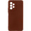 Чехол Silicone Cover Lakshmi Full Camera (AA) для Samsung Galaxy A13 4G - Коричневый / Brown