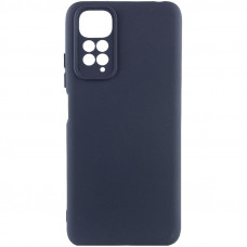 Чехол Silicone Cover Lakshmi Full Camera (AA) для Xiaomi Redmi Note 11 (Global) / Note 11S - Синий / Midnight Blue