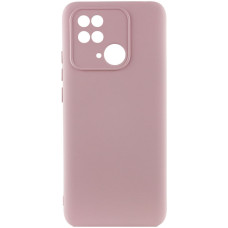 Чохол Silicone Cover Lakshmi Full Camera (AA) для Xiaomi Redmi 10C - Рожевий / Pink Sand