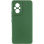 Чехол Silicone Cover Lakshmi Full Camera (AA) для Xiaomi Poco M5 - Зеленый / Dark green