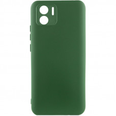 Чехол Silicone Cover Lakshmi Full Camera (AA) для Xiaomi Redmi A1 / A2 - Зеленый / Dark green