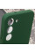 Чохол Silicone Cover Lakshmi Full Camera (AA) для Samsung Galaxy S23 - Зелений / Dark green - фото