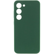 Чохол Silicone Cover Lakshmi Full Camera (AA) для Samsung Galaxy S23 - Зелений / Dark green