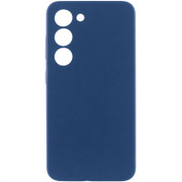 Чохол Silicone Cover Lakshmi Full Camera (AA) для Samsung Galaxy S23 - Синій / Navy Blue