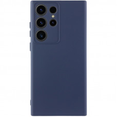 Чохол Silicone Cover Lakshmi Full Camera (AA) для Samsung Galaxy S23 Ultra - Синій / Midnight Blue