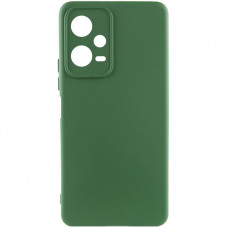 Чехол Silicone Cover Lakshmi Full Camera (AA) для Xiaomi Redmi Note 12 Pro 5G - Зеленый / Dark green