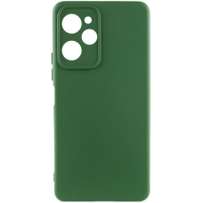 Чехол Silicone Cover Lakshmi Full Camera (AA) для Xiaomi Poco X5 Pro 5G - Зеленый / Dark green