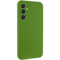 Чохол Silicone Cover Lakshmi Full Camera (AA) для Samsung Galaxy A24 4G - Зелений / Dark green