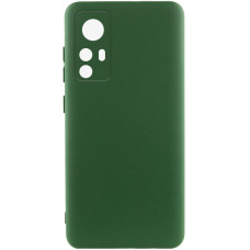 Чохол Silicone Cover Lakshmi Full Camera (AA) для Xiaomi Redmi Note 12S - Зелений / Dark green