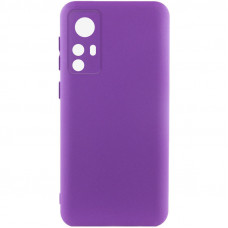 Чехол Silicone Cover Lakshmi Full Camera (AA) для Xiaomi Redmi Note 12S - Фиолетовый / Purple