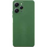 Чохол Silicone Cover Lakshmi Full Camera (AA) для Xiaomi Redmi 12 - Зелений / Dark green