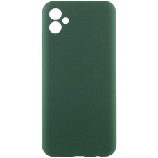 Чохол Silicone Cover Lakshmi Full Camera (AA) для Samsung Galaxy A05 - Зелений / Dark green