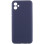 Чехол Silicone Cover Lakshmi Full Camera (AA) для Samsung Galaxy A05 - Синий / Midnight Blue