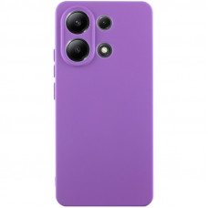 Чехол Silicone Cover Lakshmi Full Camera (AA) для Xiaomi Redmi Note 13 5G - Фиолетовый / Purple