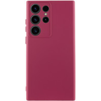 Чохол Silicone Cover Lakshmi Full Camera (AA) для Samsung Galaxy S24 Ultra - Бордовий / Marsala