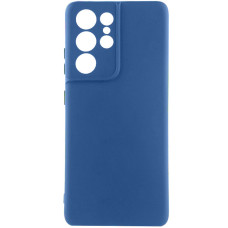 Чохол Silicone Cover Lakshmi Full Camera (AA) для Samsung Galaxy S24 Ultra - Синій / Navy Blue