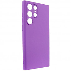 Чехол Silicone Cover Lakshmi Full Camera (AA) для Samsung Galaxy S24 Ultra - Фиолетовый / Purple