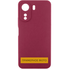 Чехол Silicone Cover Lakshmi Full Camera (AA) для Xiaomi Redmi 13C / Poco C65 - Бордовый / Marsala