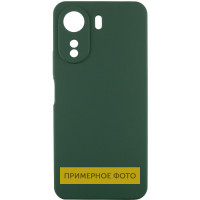 Чохол Silicone Cover Lakshmi Full Camera (AA) для Xiaomi Redmi 13C / Poco C65 - Зелений / Dark green