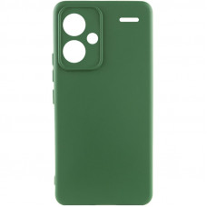 Чехол Silicone Cover Lakshmi Full Camera (AA) для Xiaomi Redmi Note 13 Pro+ - Зеленый / Dark green