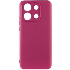 Чехол Silicone Cover Lakshmi Full Camera (AA) для Xiaomi Redmi Note 13 4G - Бордовый / Marsala