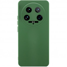 Чехол Silicone Cover Lakshmi Full Camera (AA) для Xiaomi 14 Ultra - Зеленый / Dark green