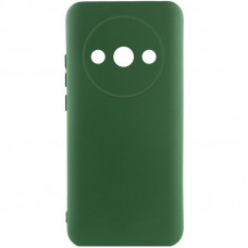 Чохол Silicone Cover Lakshmi Full Camera (AA) для Xiaomi Redmi A3 - Зелений / Dark green