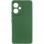 Чехол Silicone Cover Lakshmi Full Camera (AA) для Xiaomi Redmi 13 4G / Poco M6 4G - Зеленый / Dark green