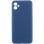 Чохол Silicone Cover Lakshmi Full Camera (AA) для Samsung Galaxy A06 - Синій / Navy blue