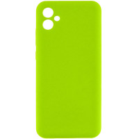 Чехол Silicone Cover Lakshmi Full Camera (AA) для Samsung Galaxy A06 - Салатовый / Neon green