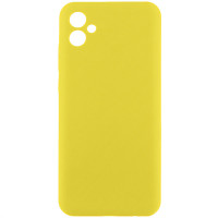 Чехол Silicone Cover Lakshmi Full Camera (AA) для Samsung Galaxy A06 - Желтый / Flash