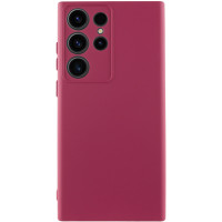 Чохол Silicone Cover Lakshmi Full Camera (AA) для Samsung Galaxy S25 Ultra - Бордовий / Marsala