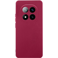 Чохол Silicone Cover Lakshmi Full Camera (AA) для Xiaomi Poco X7 - Бордовий / Marsala