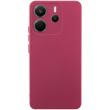 Чохол Silicone Cover Lakshmi Full Camera (AA) для Xiaomi Redmi Note 14 4G (Europe version) - Бордовий / Marsala