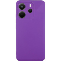 Чохол Silicone Cover Lakshmi Full Camera (AA) для Xiaomi Redmi Note 14 4G (Europe version) - Фіолетовий / Purple