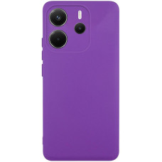 Чохол Silicone Cover Lakshmi Full Camera (AA) для Xiaomi Redmi Note 14 4G (Europe version) - Фіолетовий / Purple