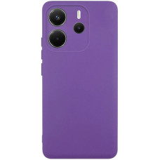 Чохол Silicone Cover Lakshmi Full Camera (AA) для Xiaomi Redmi Note 14 4G (Europe version) - Фіолетовий / Amethyst