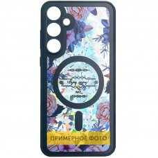 TPU+PC чохол Secret Flower для Samsung Galaxy S24 - Black