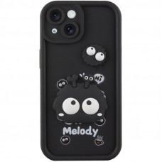 Чохол TPU Toys Case для Apple iPhone 15 (6.1) - Black / Melody