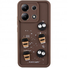 Чехол TPU Toys Case для Xiaomi Redmi Note 13 4G - Brown / Always Happy