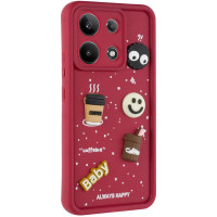Чохол TPU Toys Case для Xiaomi Redmi Note 13 4G - Red / Always Happy