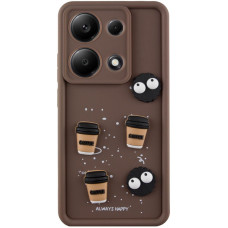 Чохол TPU Toys Case для Xiaomi Redmi Note 13 Pro 4G / Poco M6 Pro 4G - Brown / Always Happy