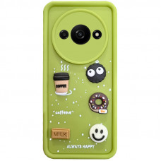 Чехол TPU Toys Case для Xiaomi Redmi A3 - Light Green / Always Happy