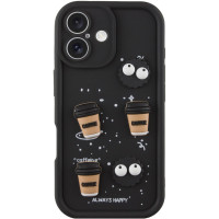 Чохол TPU Toys Case для Apple iPhone 16 (6.1) - Black / Always Happy