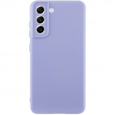 Чехол TPU GETMAN Liquid Silk Full Camera для Samsung Galaxy S21 - Сиреневый / Dasheen